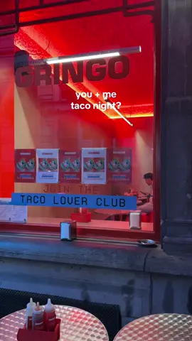 Date night with a gringo at @ilovegringo.club 🌮💘  ⏰ 7/7 - 12:00-23:00 💚 Veggie & halal options available 🍹 Happy hour every day from 17:00-19:00 🧑‍🎓 Student discount during the week: 12:00 – 17:00 ⭐Pro tip: don’t miss out on Taco Tuesday’s special deal - €3/taco every Tuesday. #brusselsfood #brusselsbestfoodspots #tacosbrussels