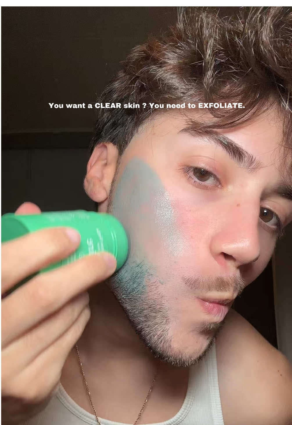 HOW to maintain clean, CLEAR, and healthy skin!!  Exfoliant and cleanser by @Respirenaturel  #exfoliate #skincare #respire #menskincare #pr 