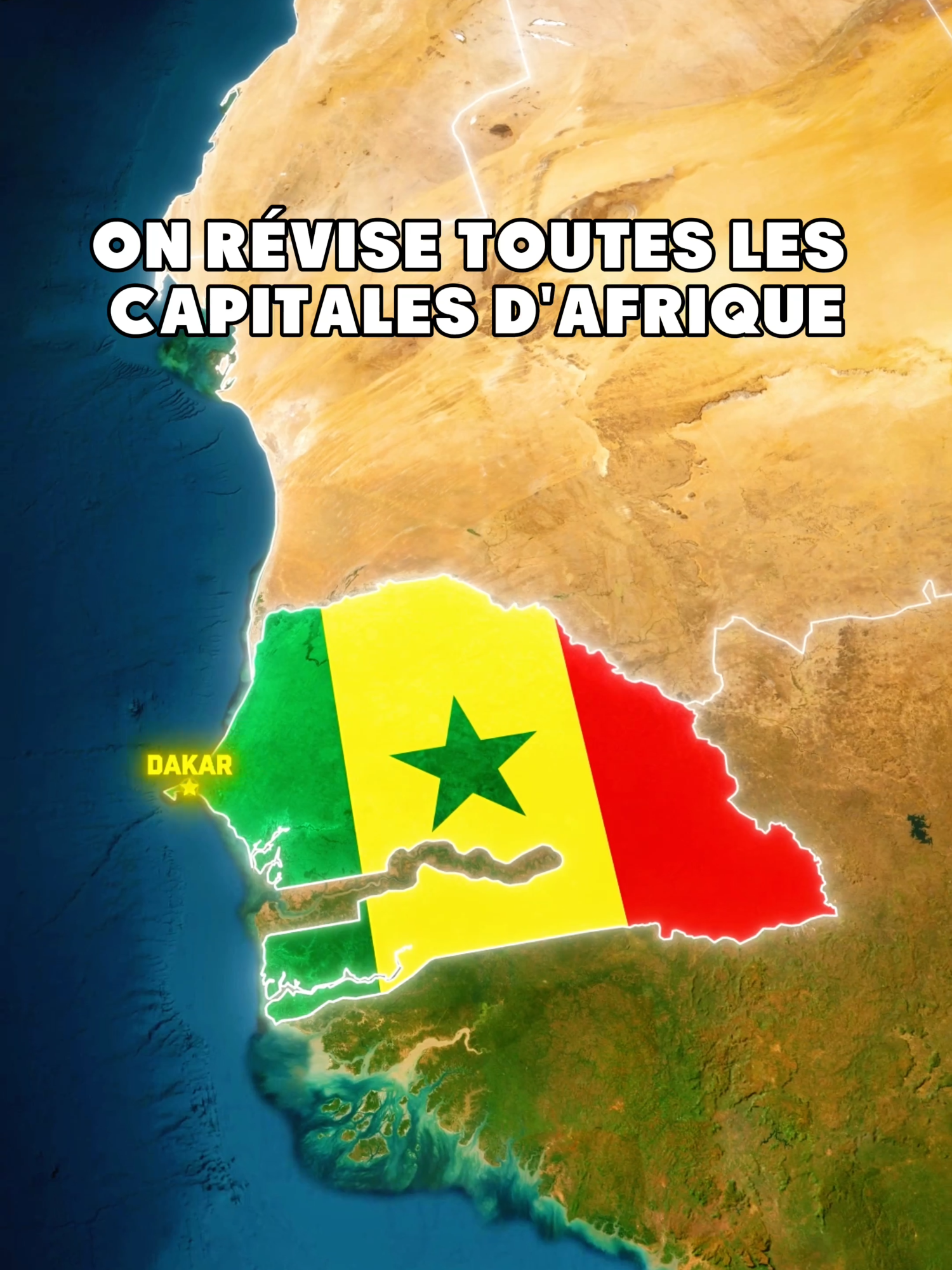 Pense à enregistrer cette vidéo pour t'en souvenir ! Les capitales d'Afrique !