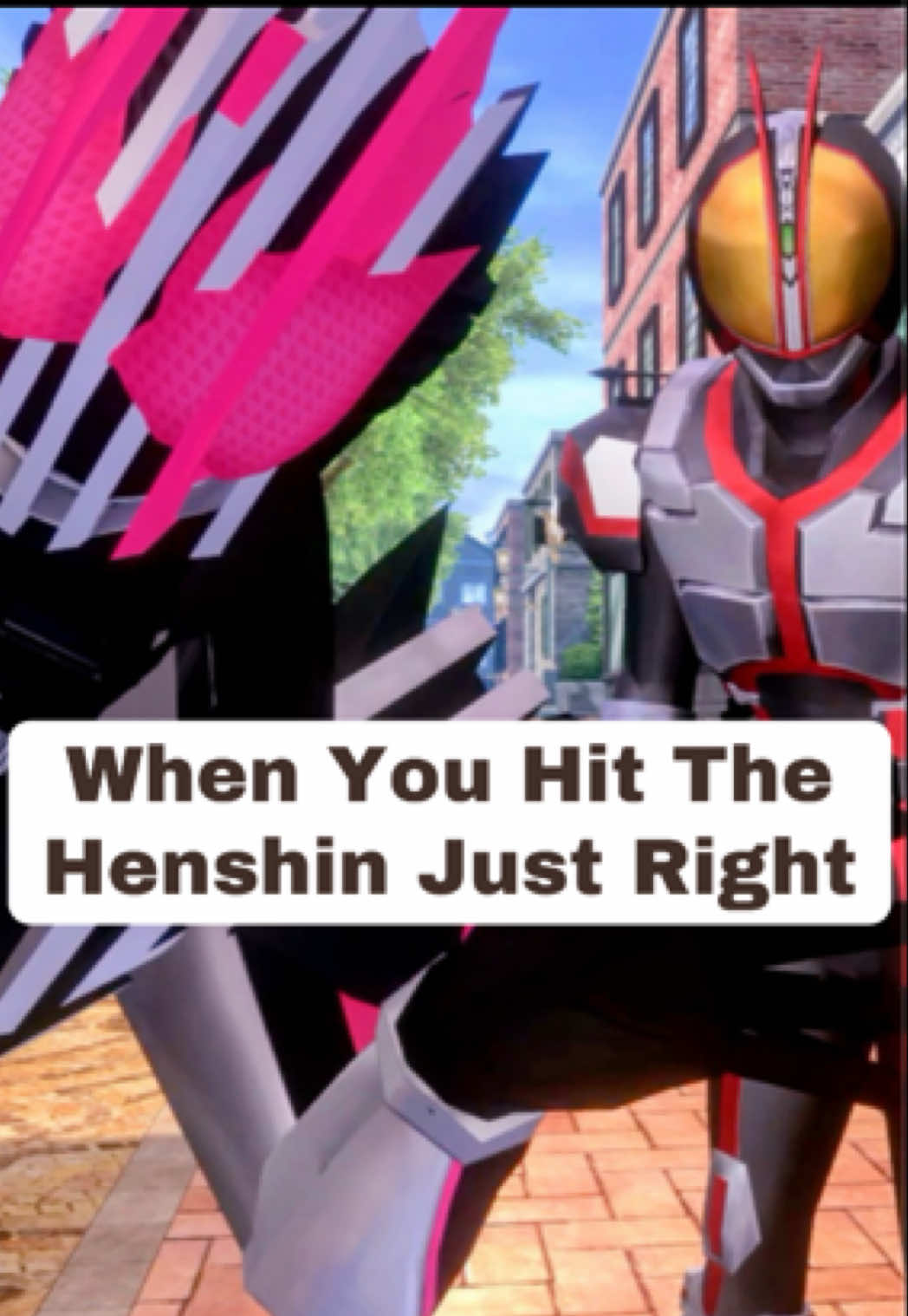 When You Hit the Henshin Just Right.  [ @Burnt bred ]#vrchat #tokusatsu #kamenrider #vrchatcommunity #henshin