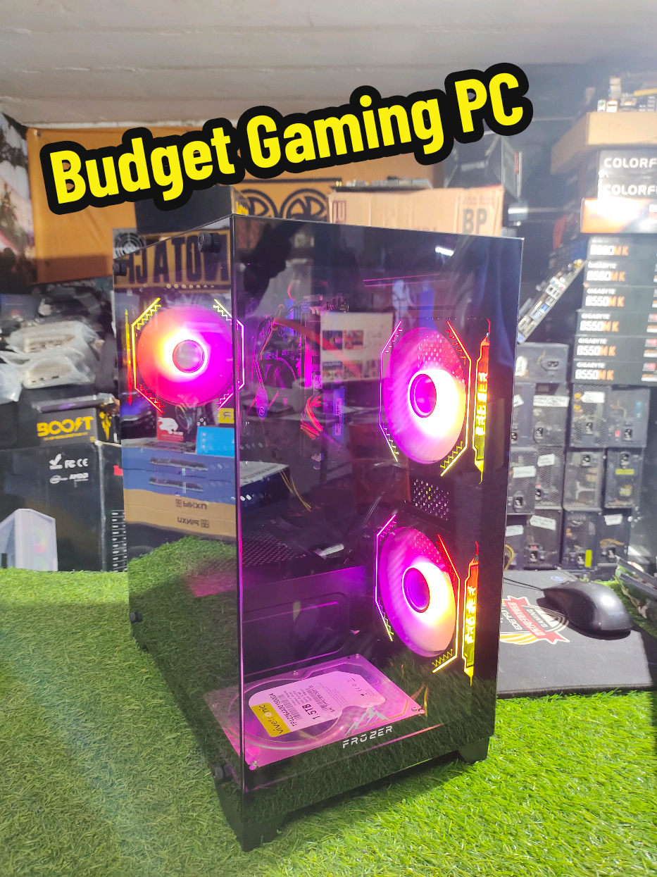 RGB Custom Budget Gaming PC  i5 3rd Gen With Gaming Case  Available At Basit Computers Lahore WhatsApp per contract Kary  #basitcomputer #custompc #gamingpc #budgetpc #GamingSetup 