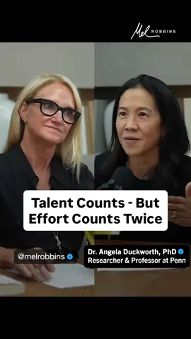 You don’t need to be the most talented person in the room. Because as world-renowned psychologist Dr. @Angela Duckworth explains, hard work beats talent. Comment ‘Angela’ and I’ll DM you a link to the full episode! Talent might give you a head start, but it’s perseverance and grit that take you the distance. In this episode of The Mel Robbins Podcast, Dr. Duckworth reveals the real science of success, and why your determination matters far more than what you’re born with. Because talent opens the door. But grit is what gets you through it. 🎧 “How to Create a Successful Mindset: The Science of Passion and Perseverance.” Listen now or watch the full episode on YouTube – search ‘The Mel Robbins Podcast Angela Duckworth.’ #melrobbins #melrobbinspodcast #success #secrettosuccess
