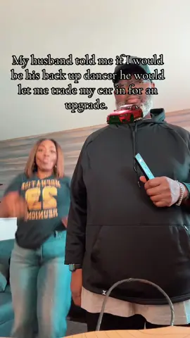 My husband told me if I would be his background dancer he would upgrade my car . So here I am dancing my little heart out for chef David . #dance #aishasvoicegodspower #auntbffmoma #dancechallenge #tiktoktrend 
