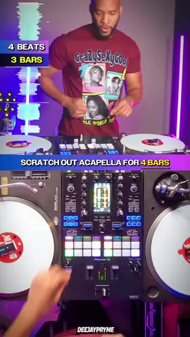 How to use scratching in a mix 💡 In 2025 captivity is King, but having more skills to give yourself options is… King⬆️x2 hahaha idk I couldn’t figure out how to use the squared symbol so you do the math 😅 YOU 👉 UP DOWN ➕ 🔪 🟰 🔥