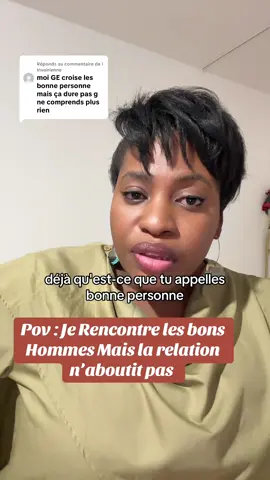 Réponse à @l invoirienne Je Rencontre les bons Hommes Mais la relation n’aboutit pas. #LeSangduSeigneurJESUSCHRISTsurcettevidéo #femmes #problèmesdefemmes. 