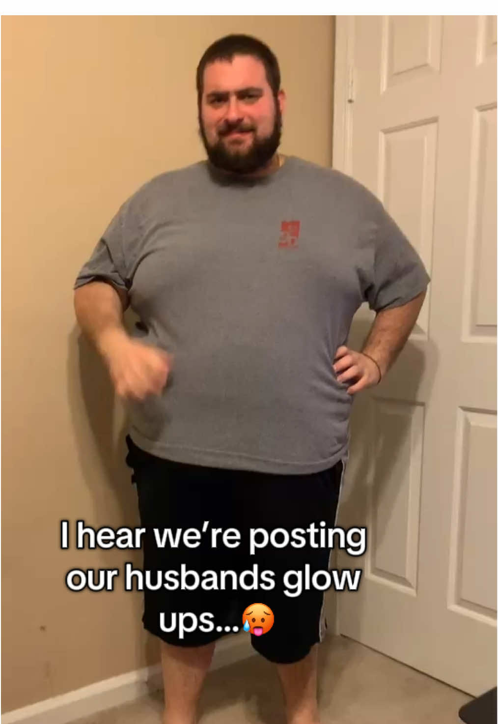 My utter obsession 🤤🥵 #GlowUp #husbandwife #couple #husband #weightloss 