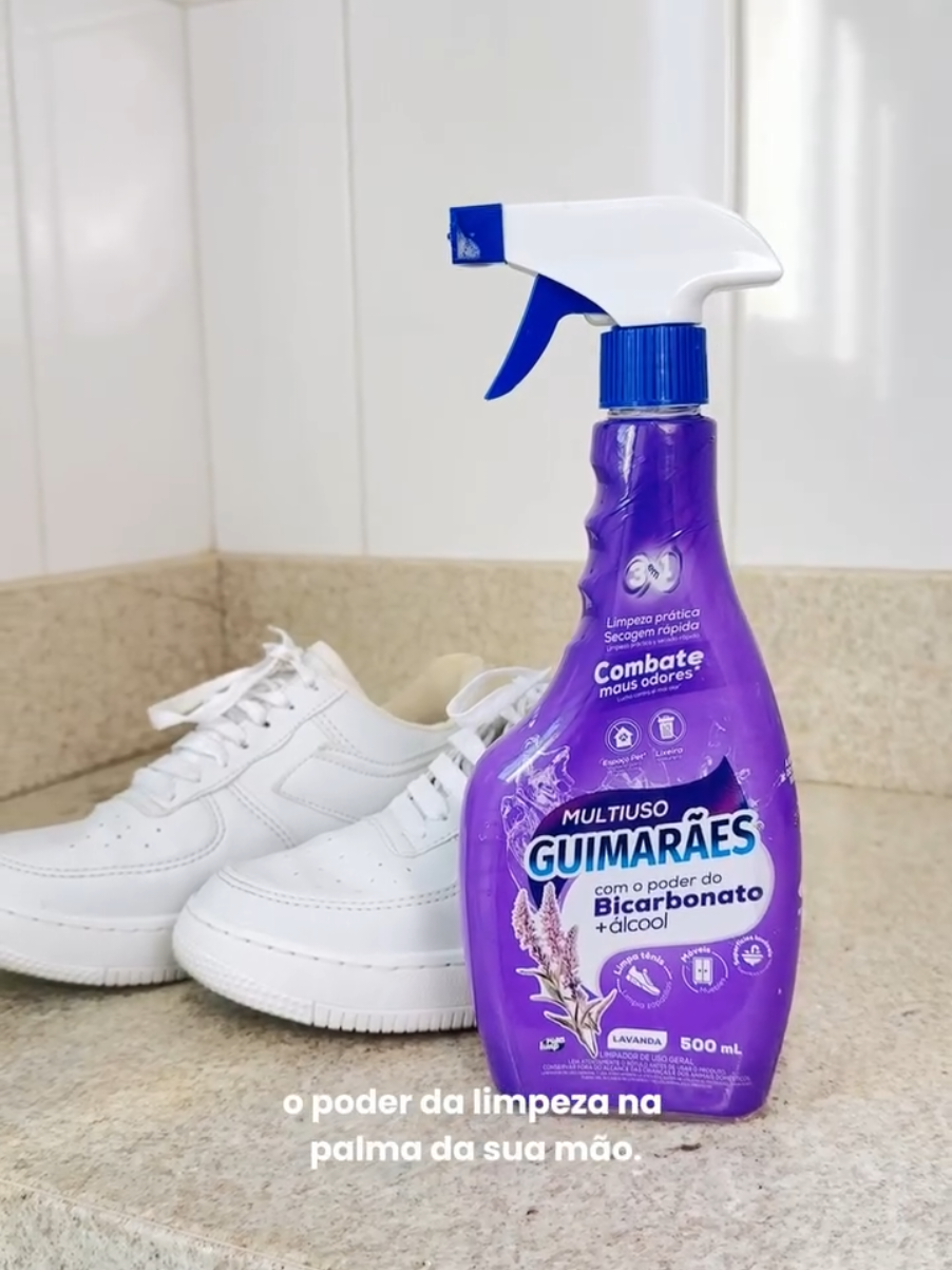 LINK NOS COMENTÁRIOS 🧡 #guimaraes #multiuso #limpeza #tenisbranco #utilidadepublica 