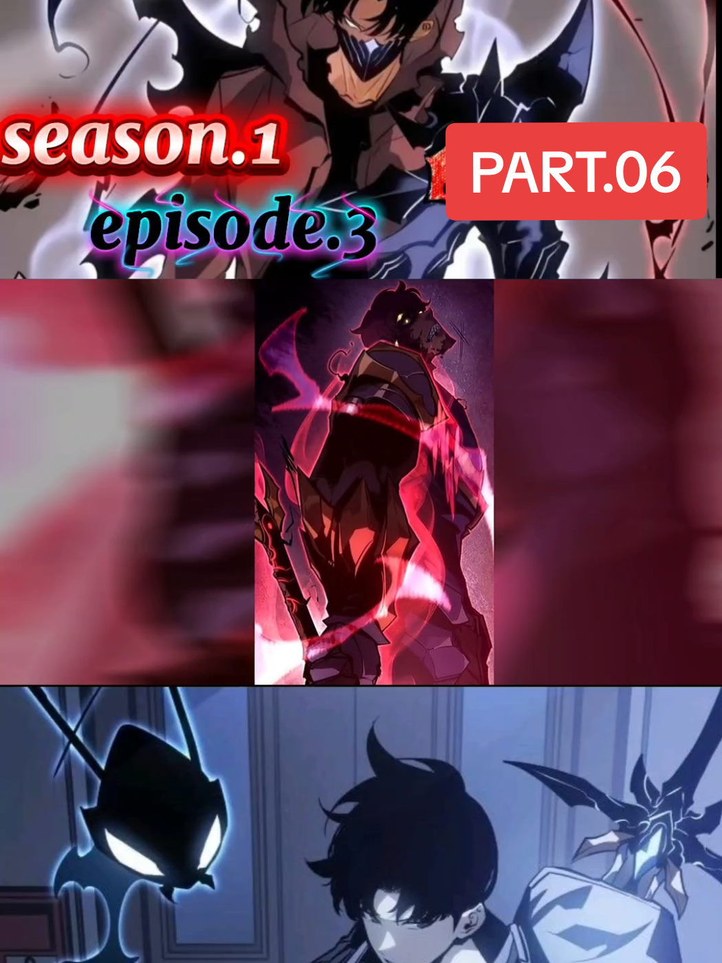 solo leveling ragnarok season.1 episode.3 PART.06 #sololevelingragnarok #animeedit #aries #pain #Sololeveling 