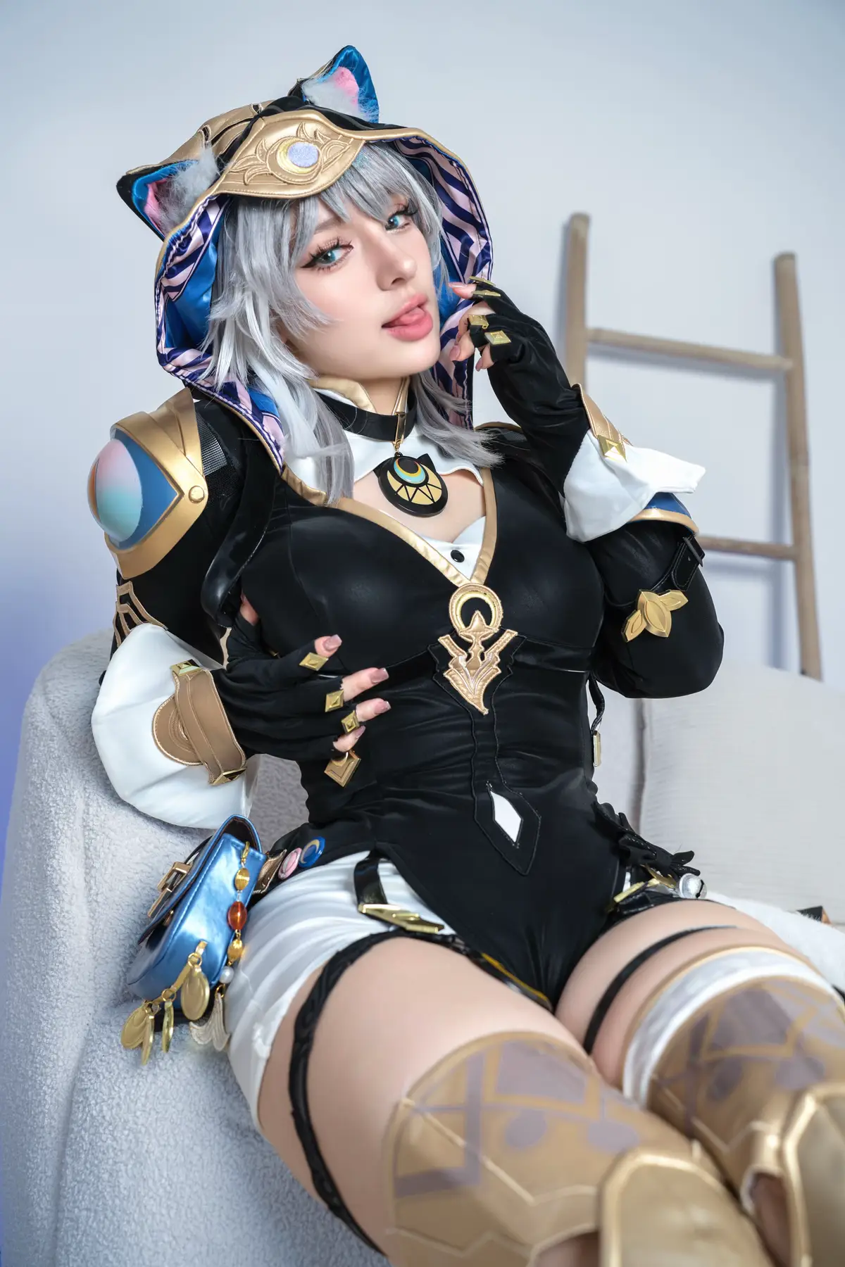 I really happy to show you my cosplay pics ❤️  #cosplay #cipher #hsruniverse #hsr #HonkaiStarRail 