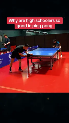 Why are high schoolers so good in ping pong 😓