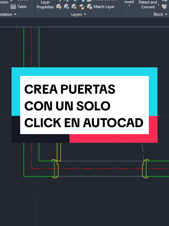🚪Hoy te enseñaré a dibujar puertas en AutoCAD fácil y rápido con el comando YQARCH. #autocad #autocad2d #autocaddrawing #autocadarchitecture #autocaddesigning 