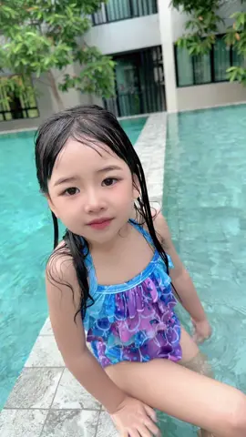 หนาวปากซันแค่ไหนก็สู้ เพื่อที่จะได้เล่นน้ำ#😆😆😆 #น้องณิดา #เปิดการมองเห็น 
