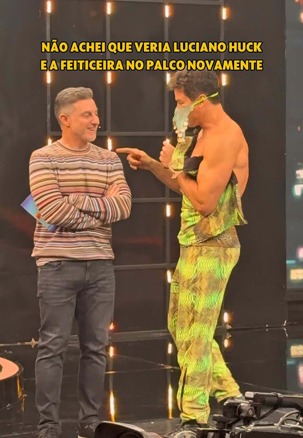 🤣🤣🤣 o @Rodrigo Faro virou a Feiticeira #Domingão #DançadosFamosos 