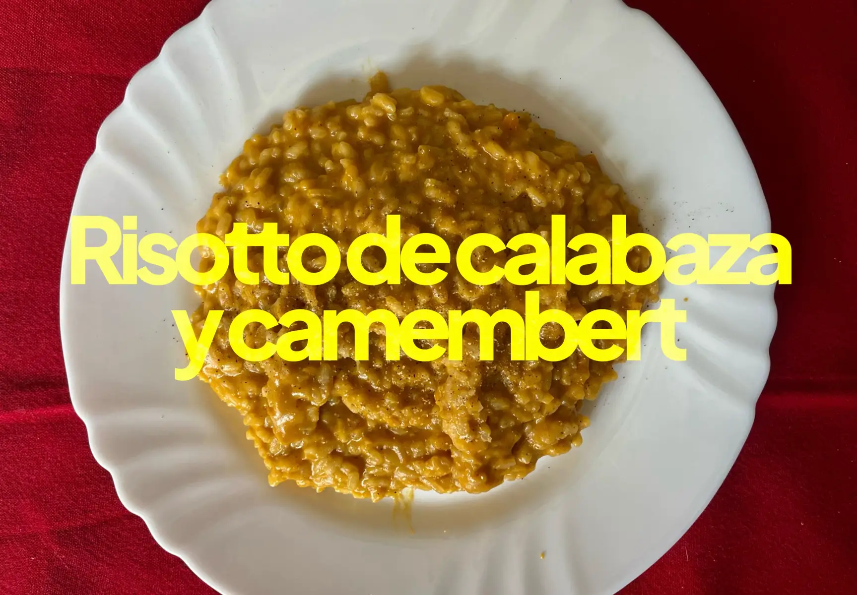 Risotto de calabaza y camembert para mis niñas que han aprobado con un 1000!!🎃🫕🧅🍚 #parati #FoodTok #fyp #cheflife 