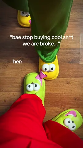 They were on saaale 🙄 #kissingslippers #marriage #relationships #couplecomedy #couples 