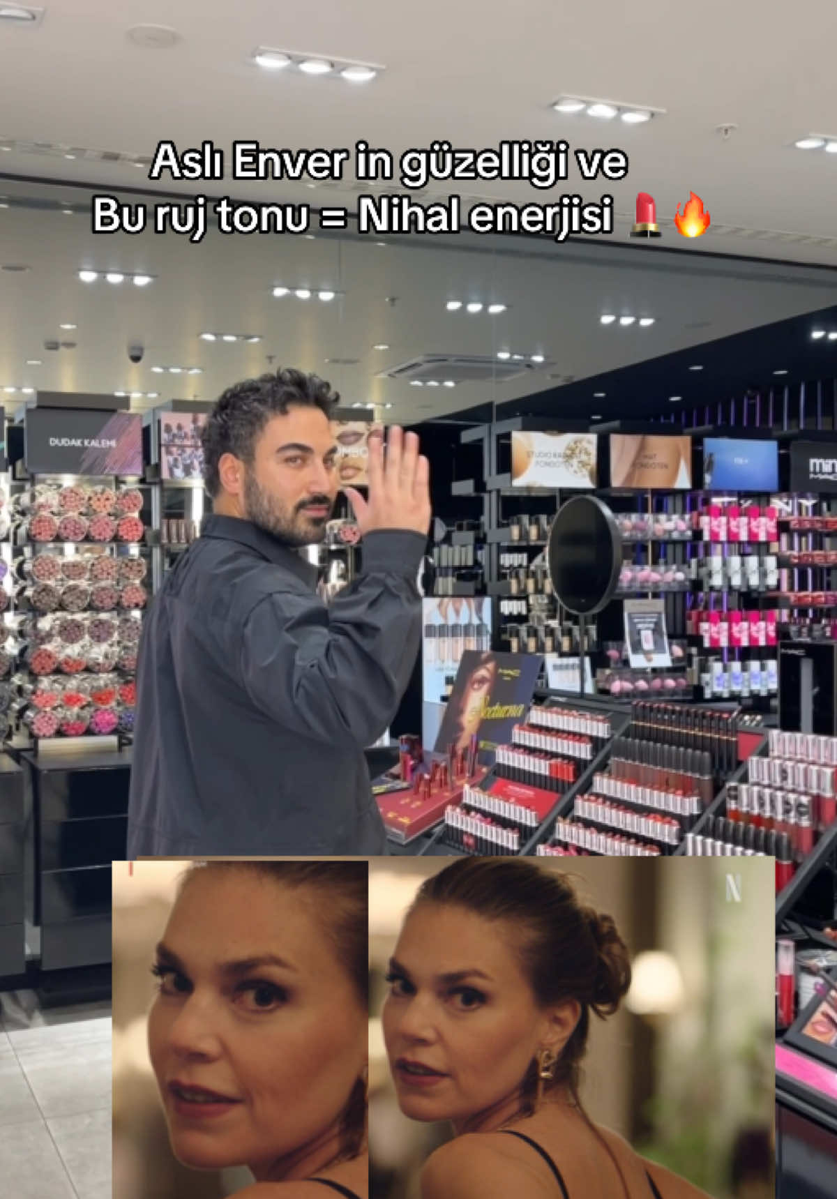 Aslı Enver ruj rengi ♥️ #aslıenver #aslıenverrujrengi #maccosmeticsturkiye @maccosmetics #emeacreator #enfesbirakşamnihal 