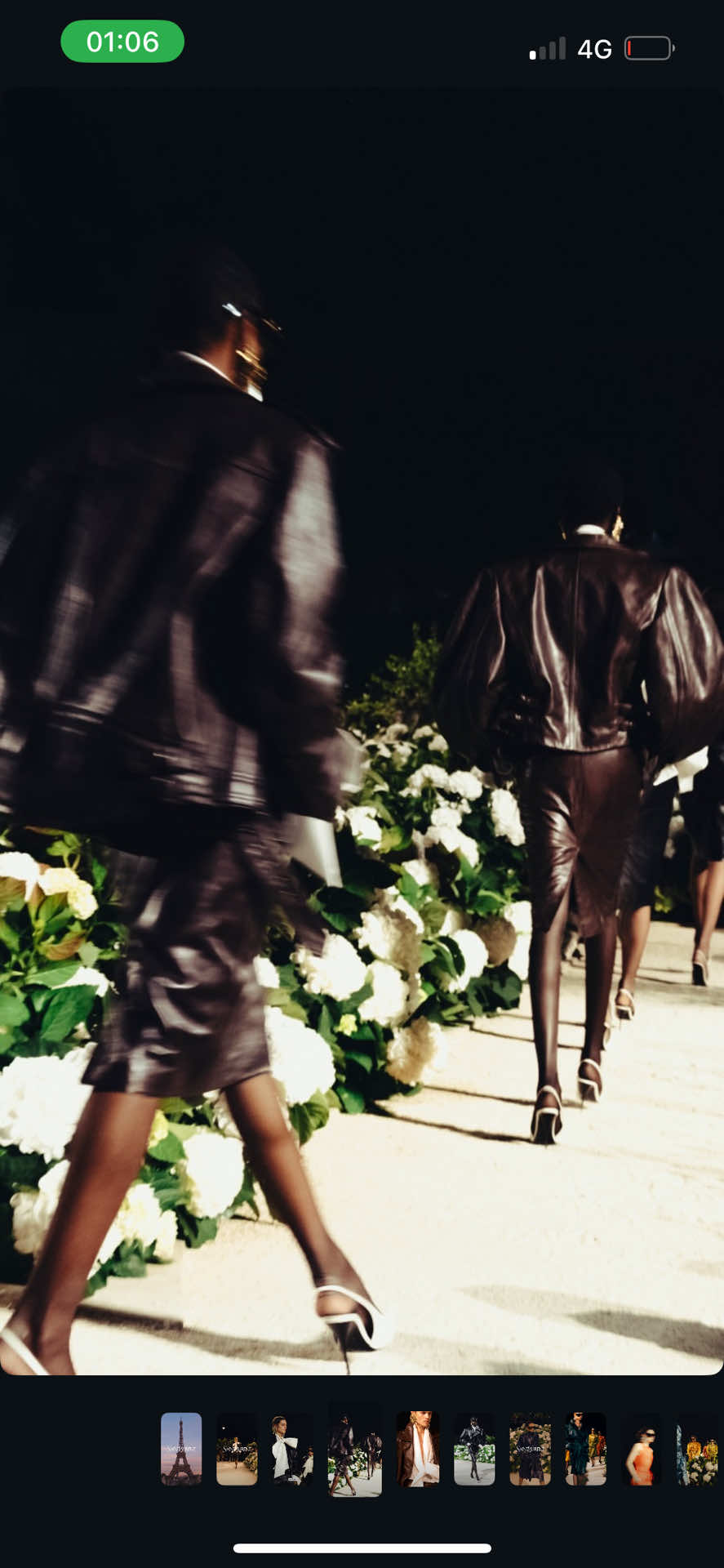 Powerful women SS26 💫 #SaintLaurent #ysl #ParisFashionWeek #Runway #model @SAINT LAURENT 