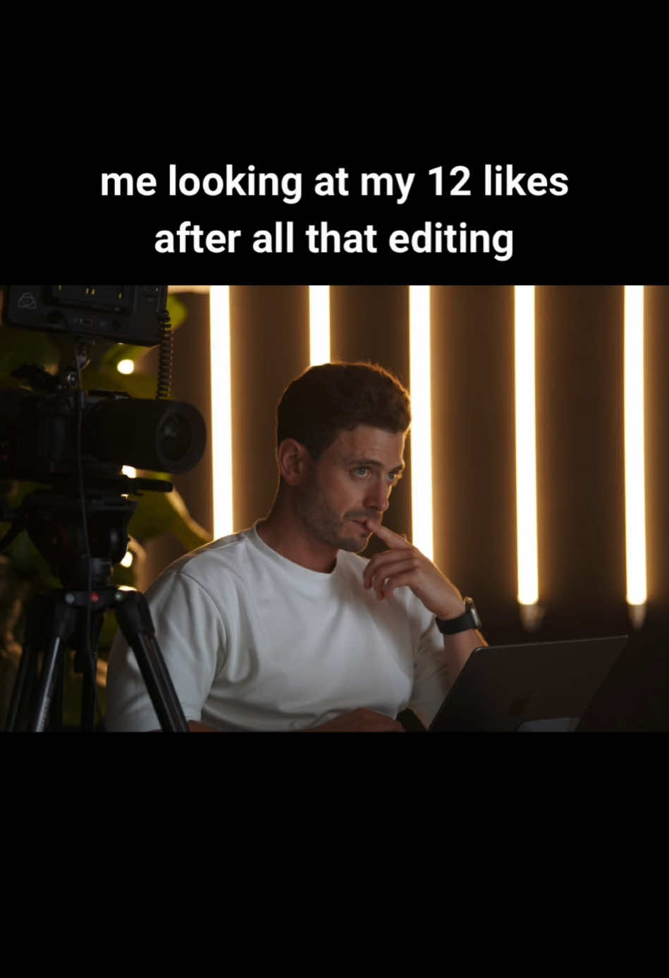Editing doesn’t matter anymore And the more unscripted and natural your videos look, the better they’ll perform What really matters is the script, your on-camera presence, and your message Slap some titles on it and that’s it No need to spend hours editing when your audience doesn’t care about that part anyways Authenticity beats editing even on bad days  #socialmediatips 