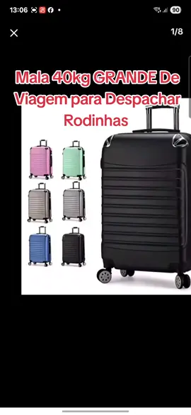 Mala 40kg GRANDE De Viagem para Despachar Rodinhas 360 Materia ...