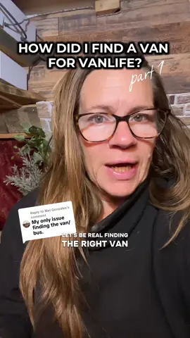 Replying to @Mel Gonzales  You have to get a bit creative to find the right van 🚐  #vanbuild #vanlifetips #vanforsale #buyingavan 