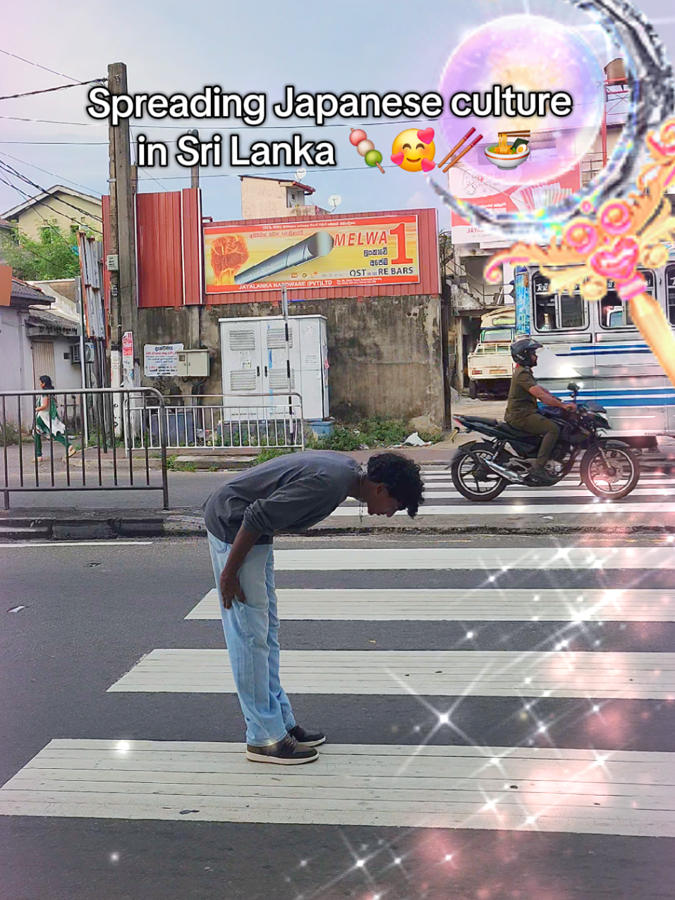 konichiwa bus unc kun 🥴🥰🍡🥢🍜 #kawaii #abg #respect #japan #srilanka 