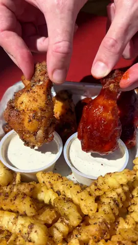 How can you choose? 🤤 Lemon Pepper brings the citrusy flavor, while KB Sweet Heat brings the fire 🍋🔥 Good thing you don’t have to pick just one 🍗🍗 📍 Winter Park: 7484 University Blvd  🕚 Wed-Sun | 11:30 AM - 10 PM  #wings #chickenwings #friedchicken #FoodTok #orlando 