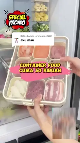 Membalas @maxime7788buruan kak, jangan sampai menyesal 7 turunan, langsung cek di keranjang kuning 🥳🥳 #containerfood  #kontainerkulkas  #tempatbumbu  #tempatmakanan  #promotiktok 