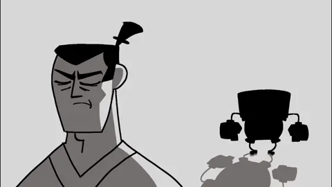 Other people animated this but with so little frames so I animated this myself :) #samuraijack #spongebobsquarepants #memestiktok #art #animation 