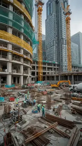 😱💥A catastrophe at a construction site in the heart of the city. Explosion. Collapse!! 🏗️ #disaster 