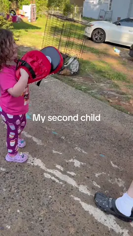 But don’t mess with her because her mama is a lot meaner. #meandaughter #messybaby #secondchildsyndrome #secondchildisasavage #allybear 