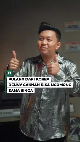 Pulang dari Korea Denny Caknan bisa ngomong sama Singa #LIOLIO 