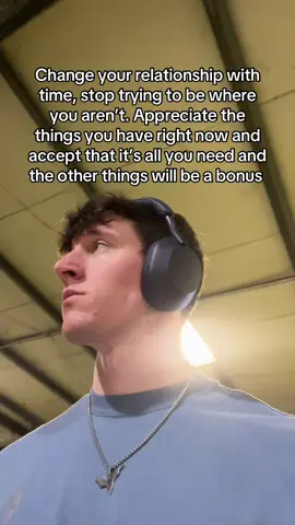You can still want to have more but accept that what you have right now is all you need to be happy. 