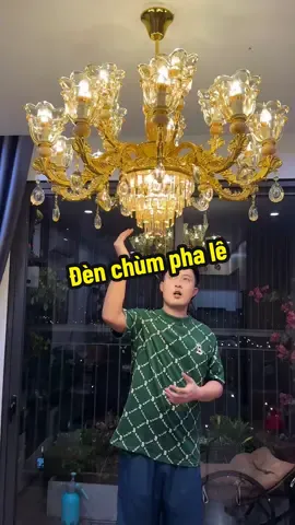 Đèn chùm 15 tay sang đẹp giá hời #denchum #denchumphongkhach #denchumphale #xuhuong #nhanuytin88 