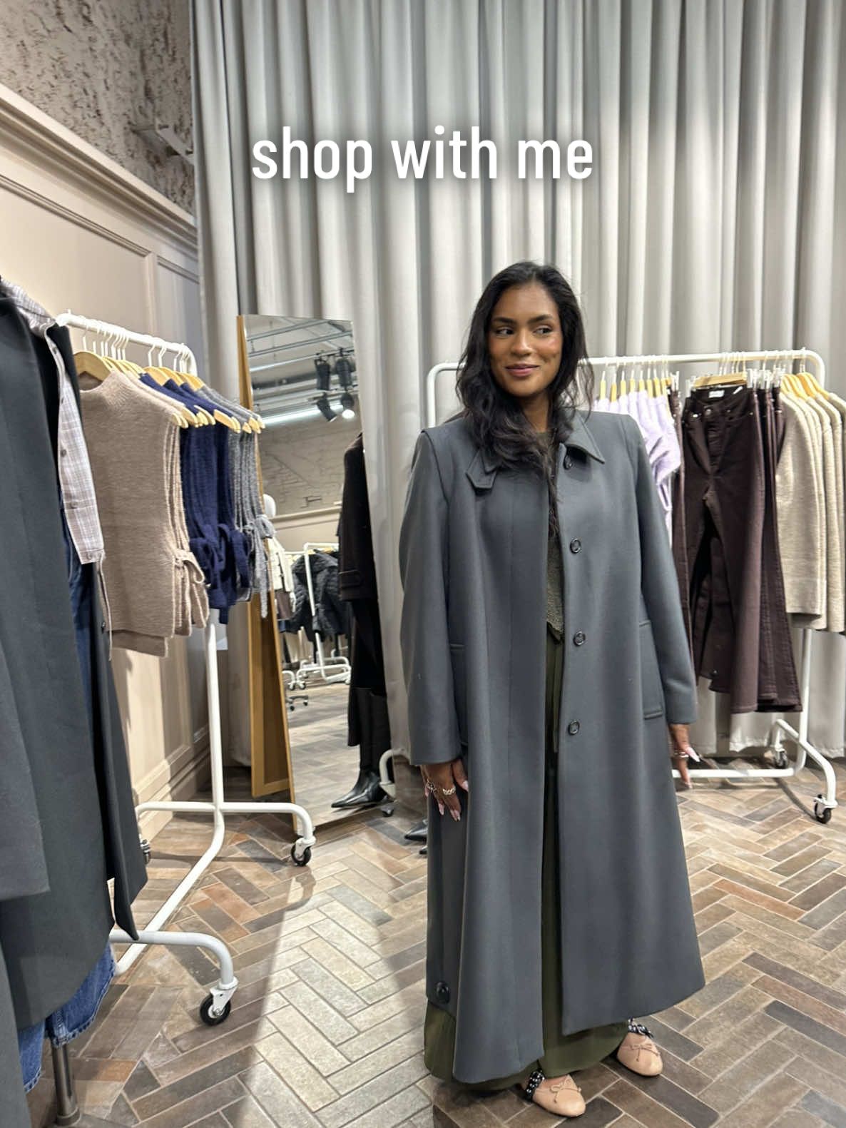 let’s get a new wardrobe to strut in amsterdam 💅🏽 you can tell i’m shy cuz bookies recording me 😂 but this store HITTTT 