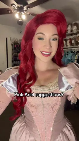 Looking to get another pink Ariel dress… any suggestions? #cosplay #ariel #princesscosplay 