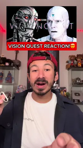 Vision Quest Reaction!🤯 #supes #marvel #mcu #ultron 