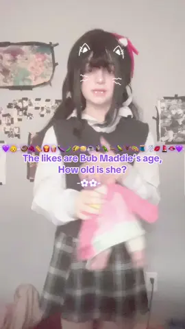 #MADDIE - Maddie is 0, she wants to be 3 ☺️ // TAGS - -💜👶—🍩🍇🌭🍟🍿🍆🫛🌮🥞☕️🦉🦖🦌🦜🫎🎨🧵🪡💋💄🫦💜- : #maddie #maddiecola #maddiecosplay #dolls #dollsinband #dollsinbandcosplay #dollscosplay #fyp #blowup #viral 