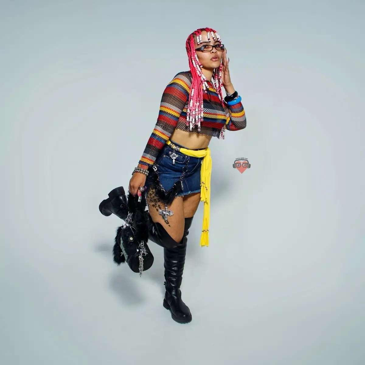 I been working super hard on purses and accessories I’m dropping off 17th  I’m rocking 2 items I’m dropping a fur wallet chain and upcycled Juicy Couture Purse. 