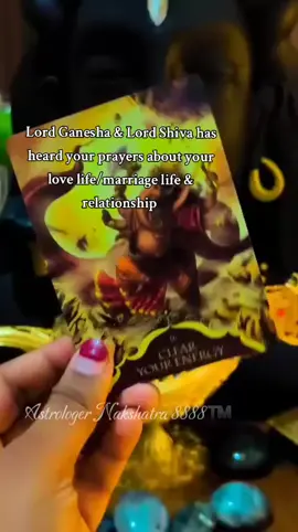 Lord Ganesha & Lord Shiva has heard your prayers about your love life/marriage life & relationship ! #fyp #viral #tarottok🔮 #tarotcommunity #worldwide 