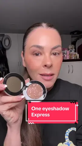 Let’s so the 1 shadow express - no need for giant pallets here - We got this #eyeshadow #makeupover40 #easymakeup #makeuptutorial #tiktokshop I tagged the one shadow and a pair if you want to try a few 