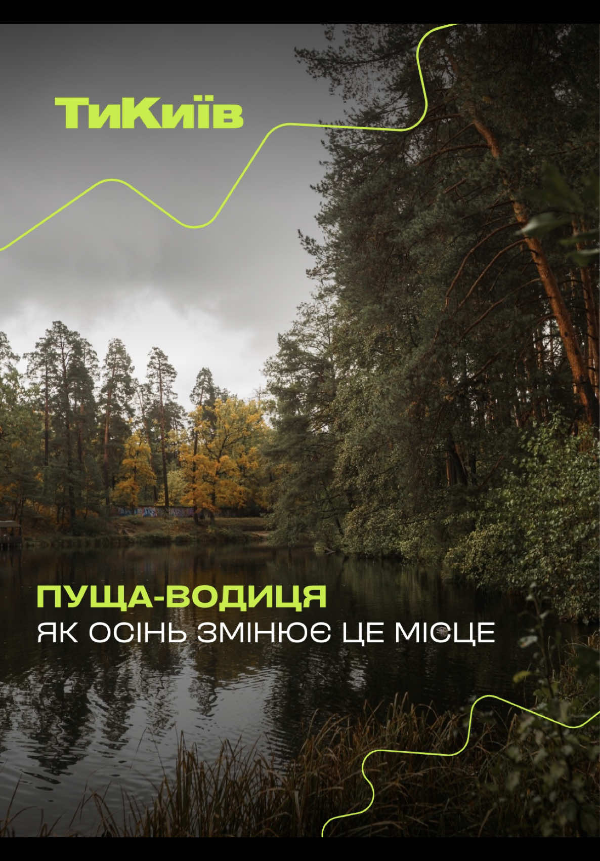 Осінні фарби прикрасили улюблене місце відпочинку Киян Пуща-водиця, там де спокій гріє душу. #ТиКиїв #kyiv #пущаводица #осінь #фарбиосені 