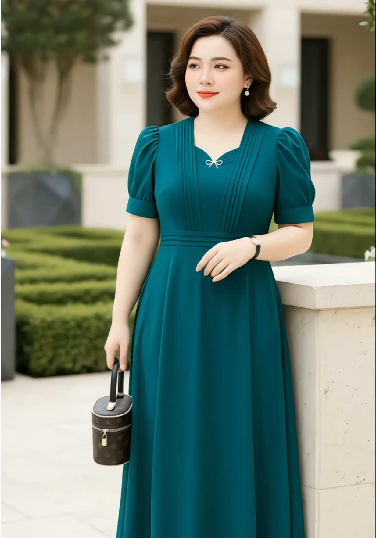 Đầm maxi tay phồng phom dài tặng kèm phụ kiện nơ rời #Thoitrangtrungnien #VayDepTrungNien #MacDepMoiNgay #ReviewThatTam #xuhuong @Nguyễn Thị Yênnn  @Nguyễn Thị Yênnn  @Nguyễn Thị Yênnn 
