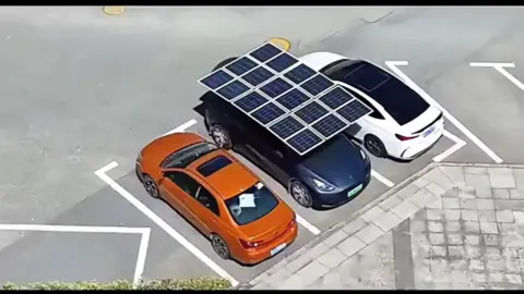 Như Thế Này Thì Đỡ Phải Đợi Sạc Các Bác Nhé! Pin Mặt Trời Cho Xe Điện Thông Minh! Sạc Pin Cho Ô Tô Điện Bằng Pin Mặt Trời Solar Công Nghệ Xanh Tương lai. #solar #pinmattroi #sacxedien #xeotodien #xevinfast 