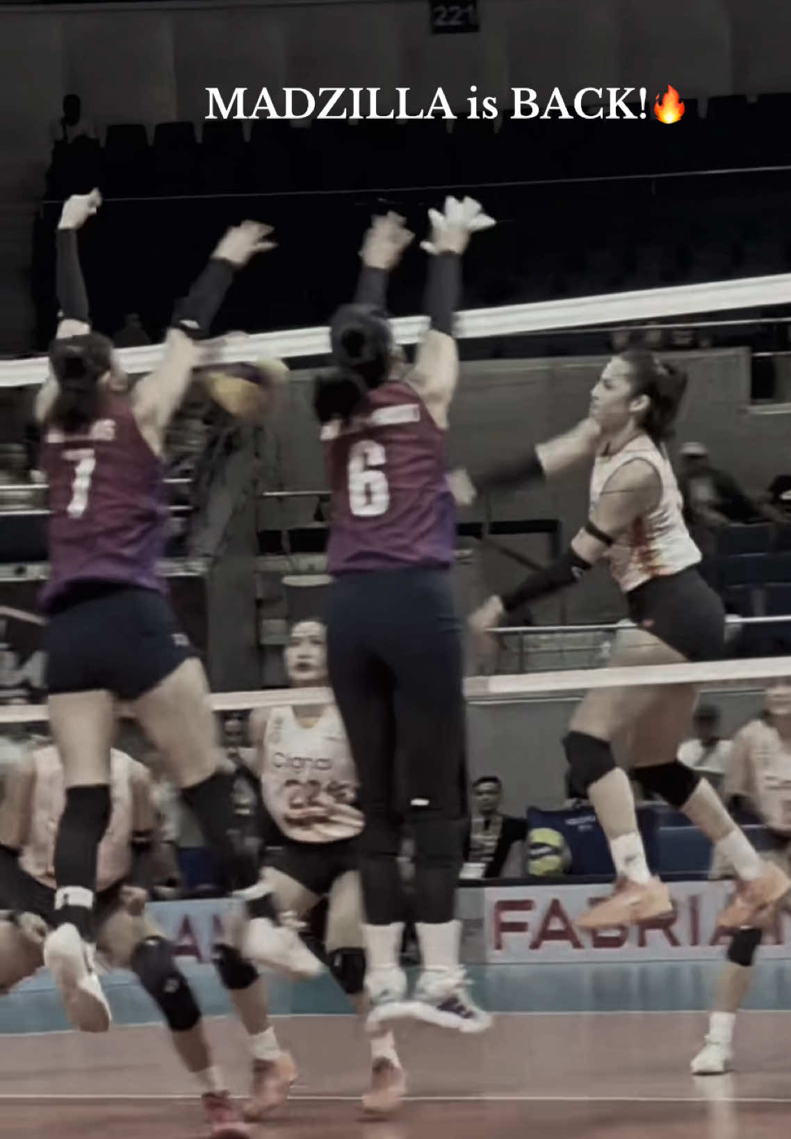 MADZILLA with a solid block!🔥💪🏻#maddiemadayag #madzilla #isback #chocomucho #cmft 