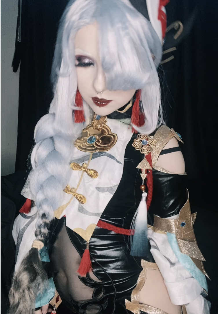 When I tell you the absolute TRIALS this cosplay put me through yesterday. #shenhe #shenhecosplay #GenshinImpact #genshin #genshincosplay 