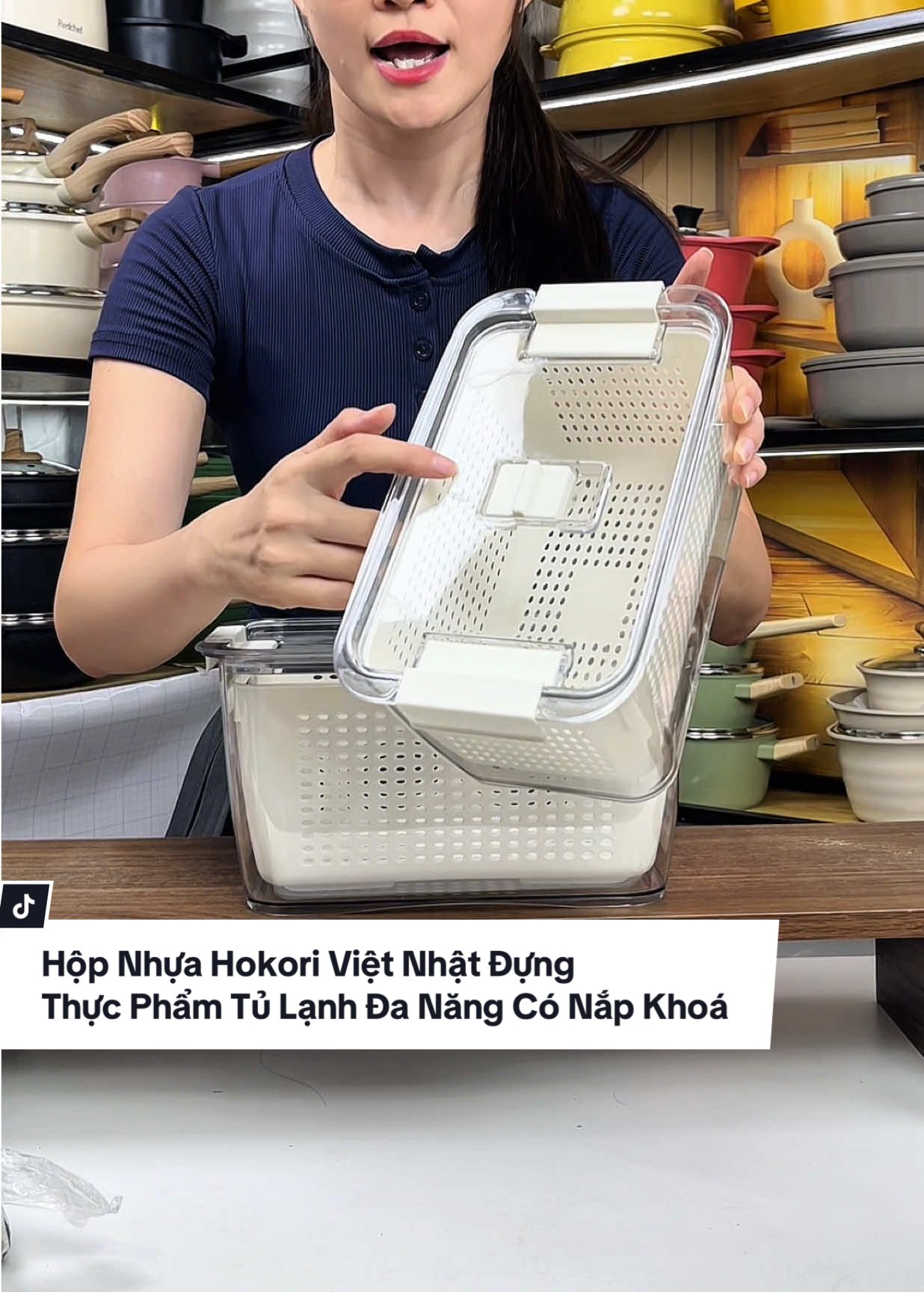 Hôp Nhựa Hokori Việt Nhật Chất Liệu Nhựa PP Trong Suốt Cao Cấp Có Nắp Khoá Gài Đựng Thực Phẩm Rau Củ Đa Năng #thuplastic #hopnhuavietnhat #hopnhuahokori #hopnhuadungthucpham #hopnhuaconap 