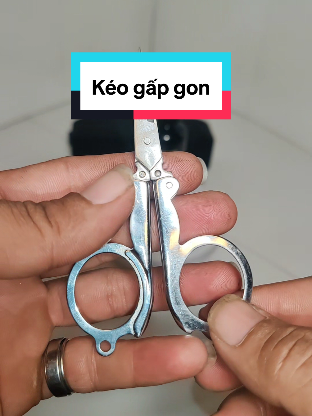 Kéo gấp gọn mini #phukientienich #phukien #keomini #keogapgon #tungreview 