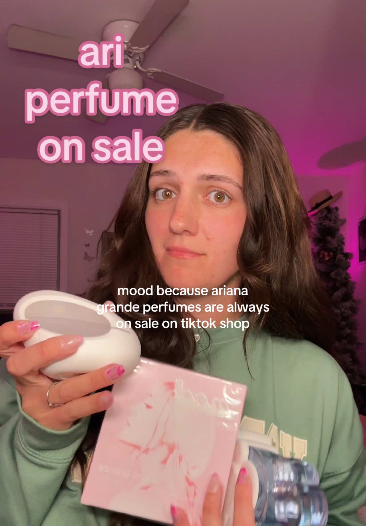 which ariana grande perfume is your favorite? mines cloud ☁️✨🧁  i’ve been using #tiktokshop to restock all of my ari perfumes ☁️🫧 i highly recommend.. good deals & coupons.  #arianagrande #perfumes #cloud #modvanilla #modblush 