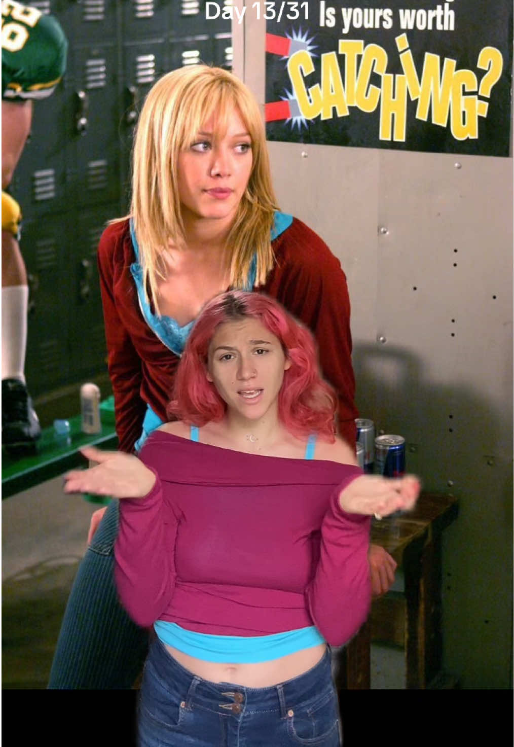 Iconic line from an iconic movie #acinderellastory #hilaryduff #costume #day13 #halloween 