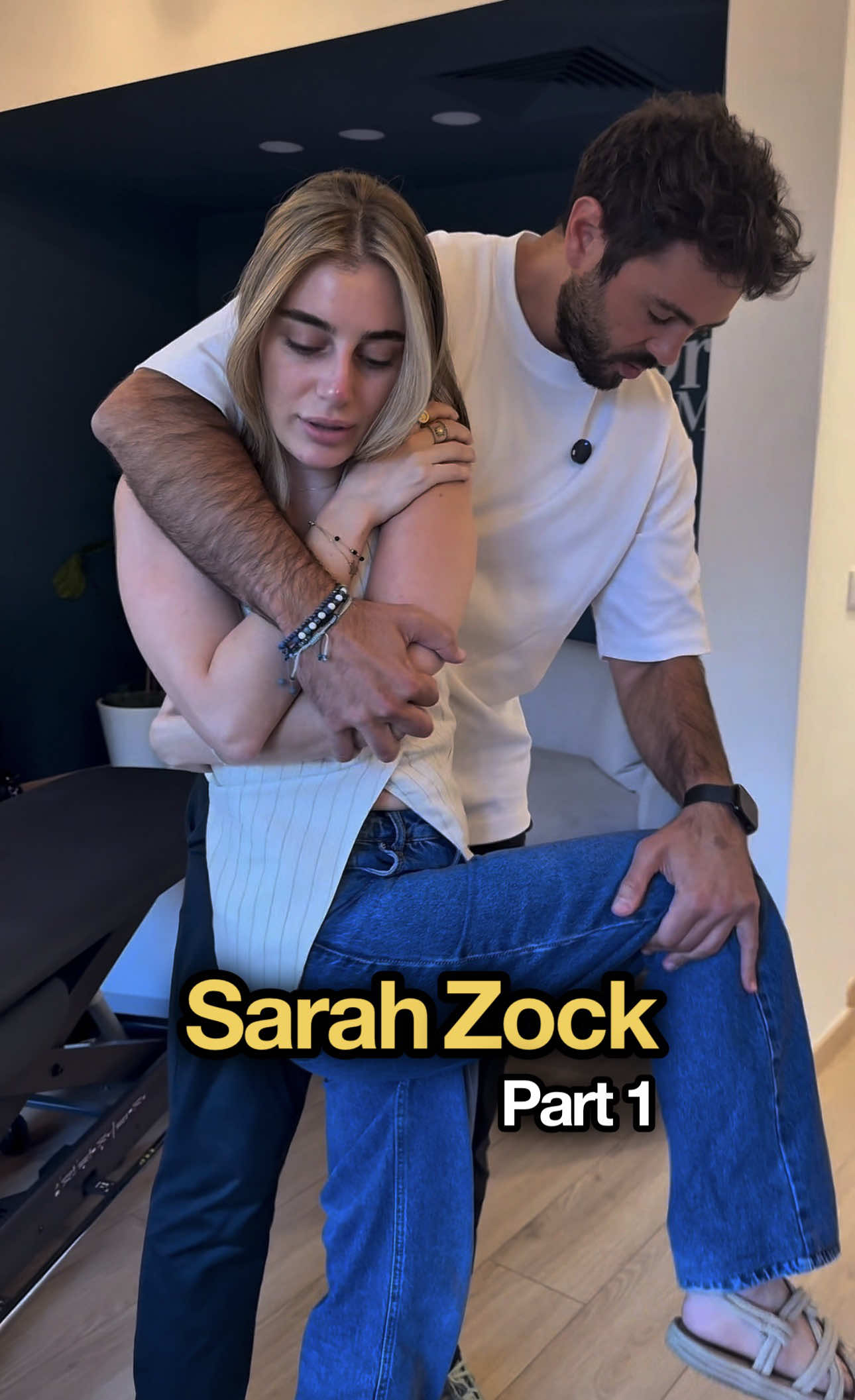 @Sarahzock Part 1 @elma.clinics  Trying out something new 😅 always gets my patients  #comedy #laughter #treatment #clinic #chiropractic   